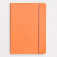 Caroline Gardner Orange Heart Print A5 Notebook